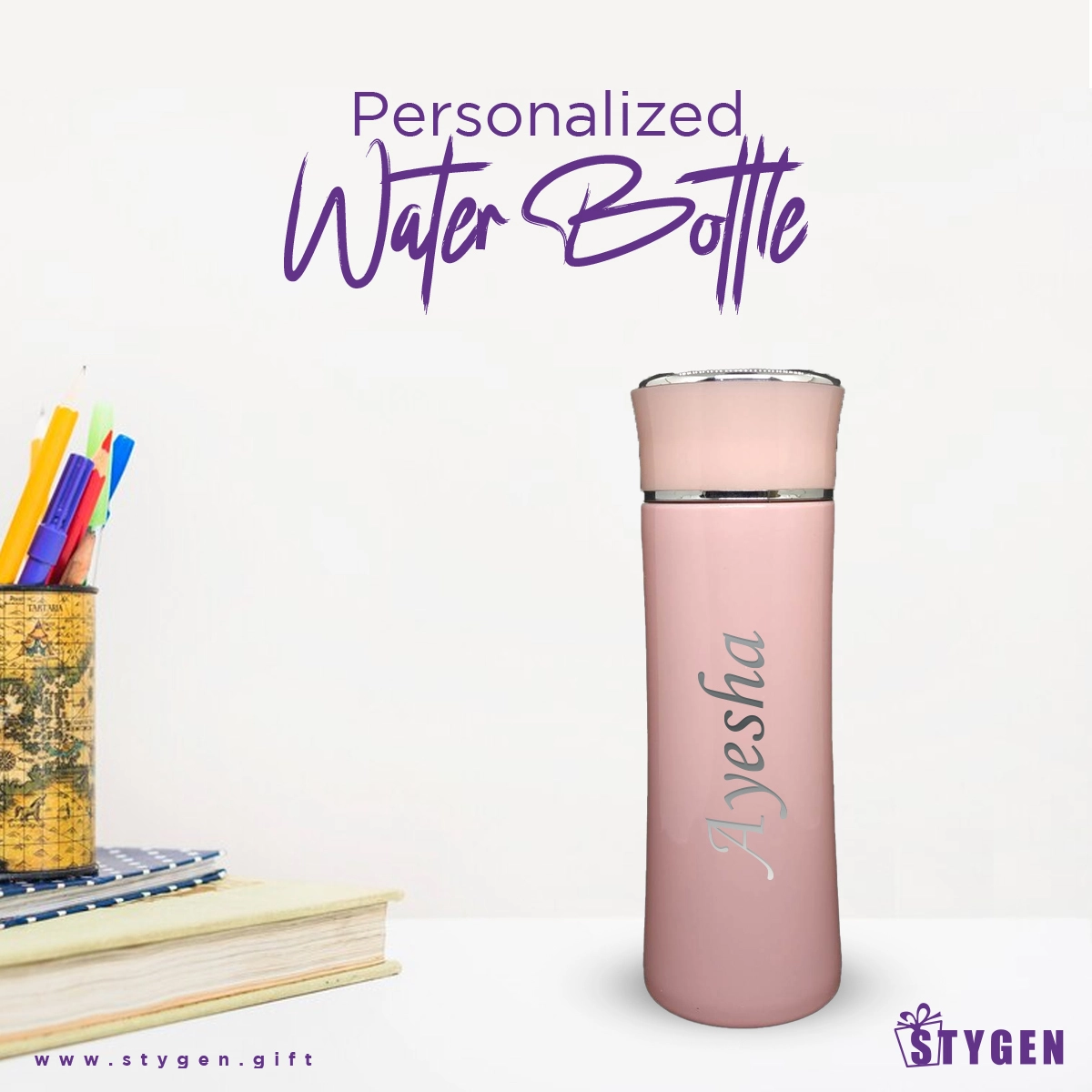 Personalized Thermos Water Bottle for your loved one (06)